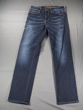 American Eagle Extreme Flex Jeans Men 28x30 Slim Straight Dark Wash NWOT